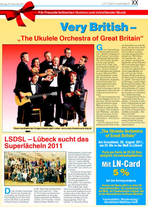 Lübecker Nachrichten 30.11.2011