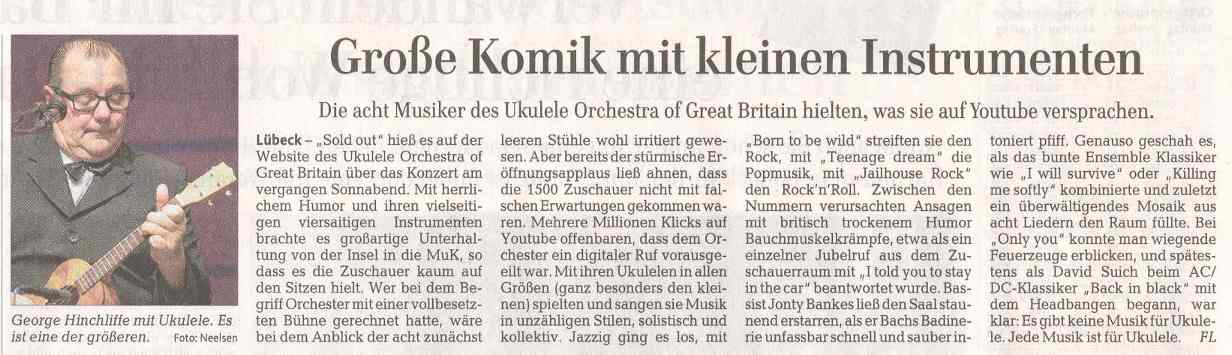 Lübecker Nachrichten 23.08.2011
