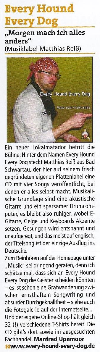 Ultimo Bericht 28.08.2009