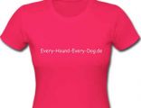 Shirt klassisch mit Every-Hound-Every-Dog.de in PINK