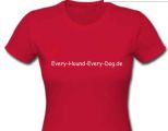 Shirt klassisch mit Every-Hound-Every-Dog.de in STEREO ROT